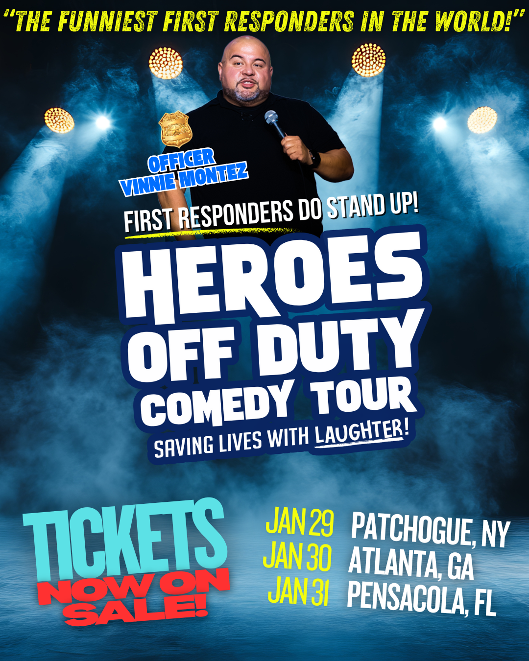 Vinnie Montez — Comedy Works South poster for Dec 27