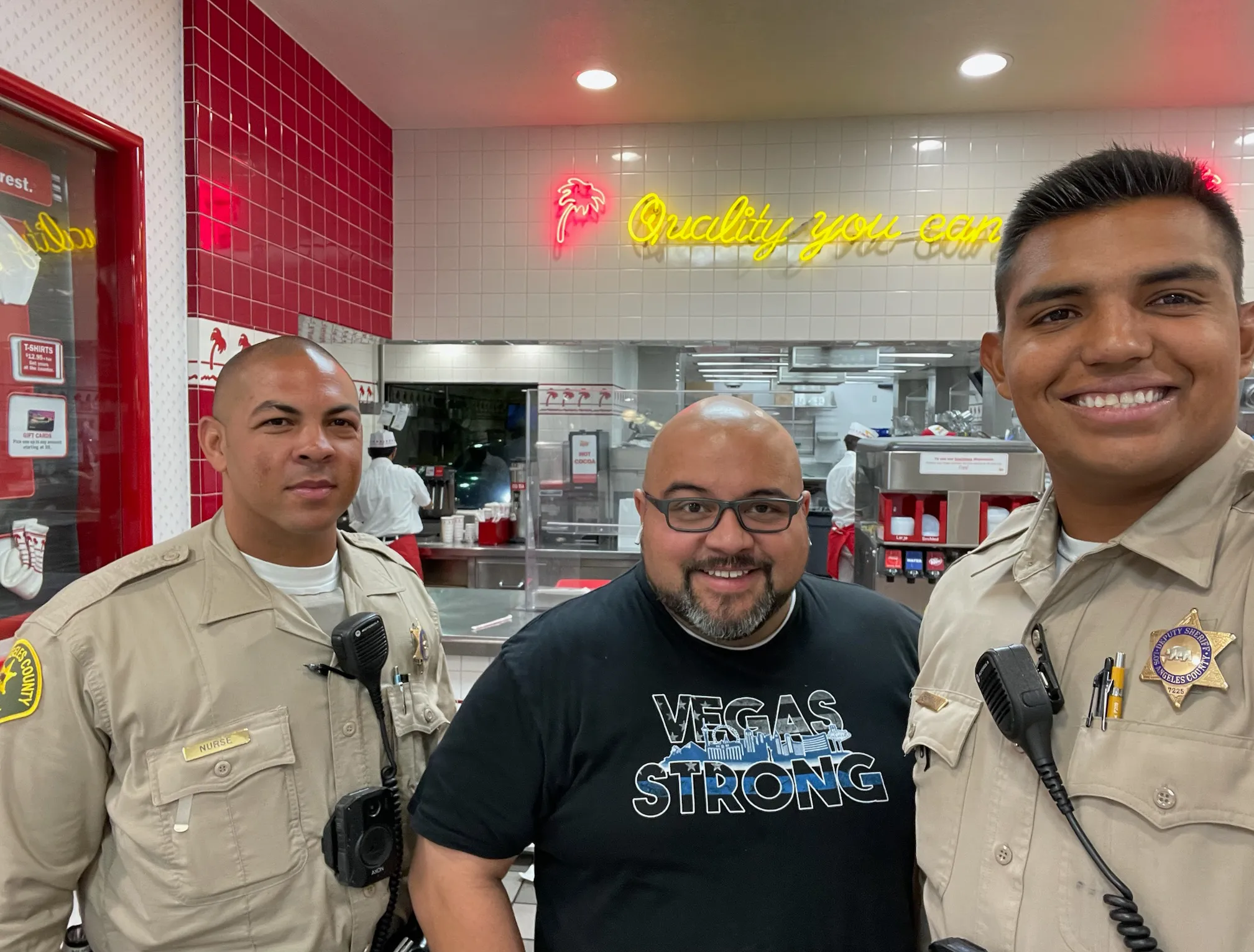 Vinnie Montez at In-N-Out